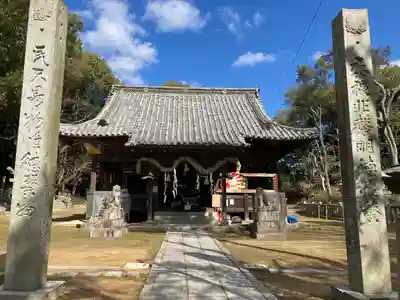 伊豫岡八幡神社の本殿・本堂