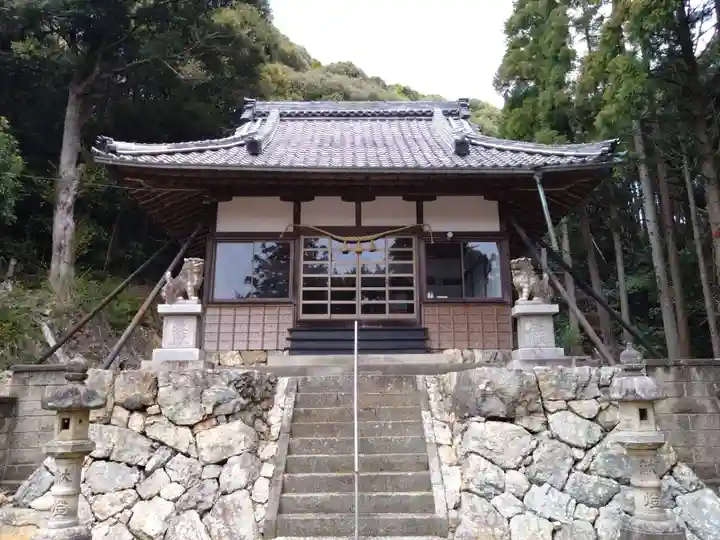 八幡社の本殿・本堂