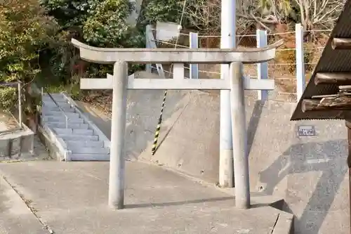 前開上大歳神社の鳥居