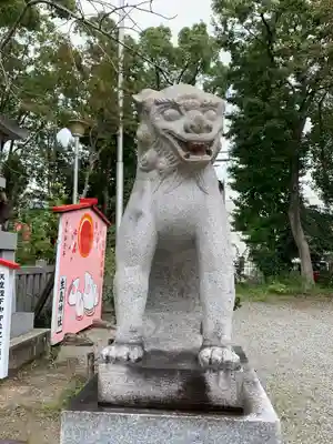 生島神社の狛犬