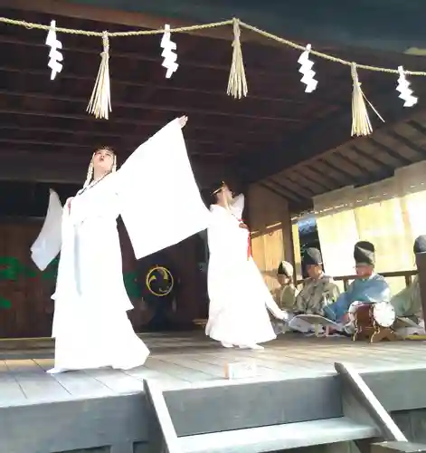 阿智神社の神楽