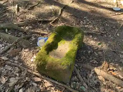 神社（名称不明）の手水舎