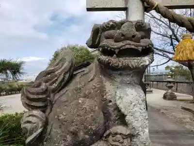 八幡社の狛犬