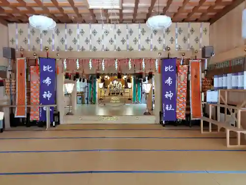 比布神社の本殿・本堂