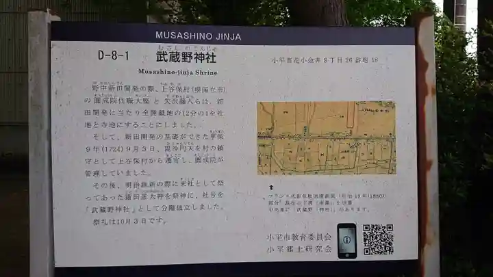 武蔵野神社の歴史