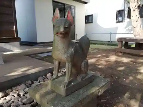 亀田森稲荷神社の狛犬