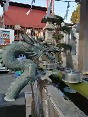 武蔵第六天神社の手水舎