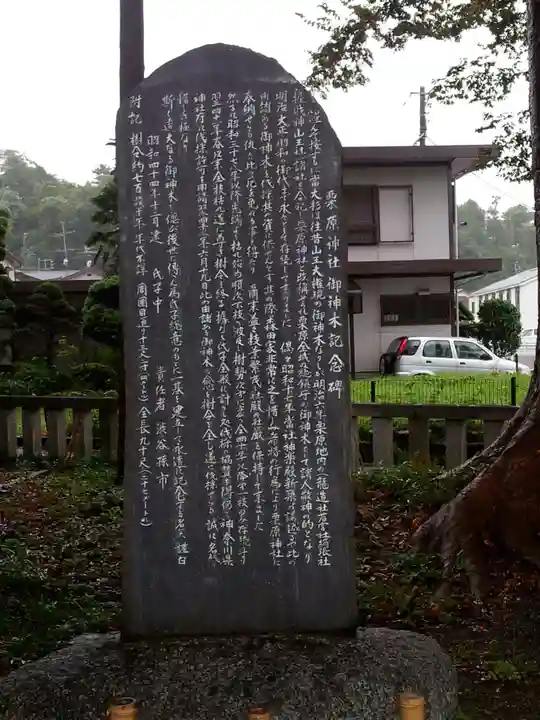 栗原神社の歴史