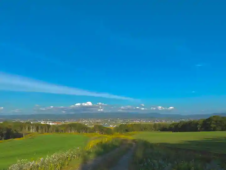 由仁神社の景色