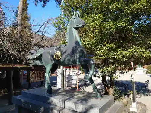 進雄神社の狛犬