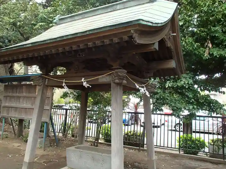 氷川社の手水舎