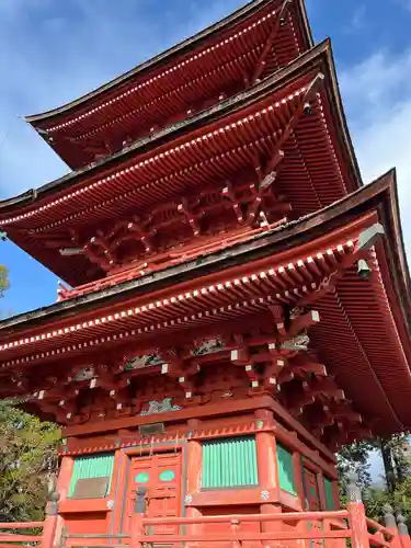 柏原八幡宮の塔