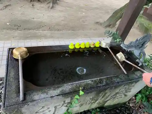 柏諏訪神社の手水舎