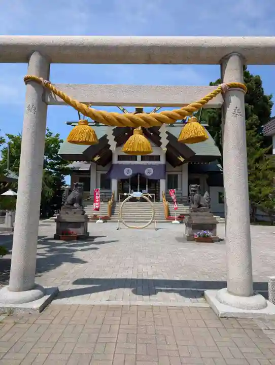 烈々布神社の鳥居