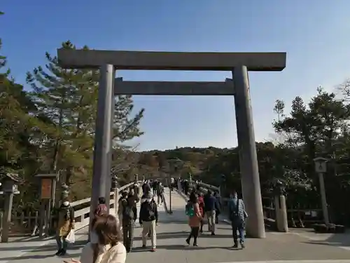 伊勢神宮内宮（皇大神宮）の鳥居