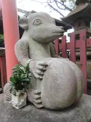 柳森神社の狛犬
