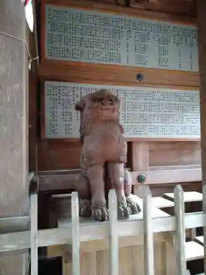 蒼柴神社の狛犬