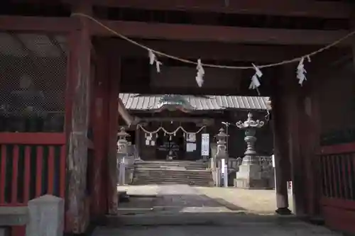 上野国一社八幡八幡宮の山門