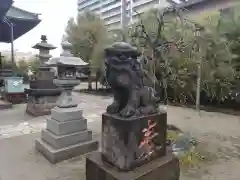 胡録神社の狛犬