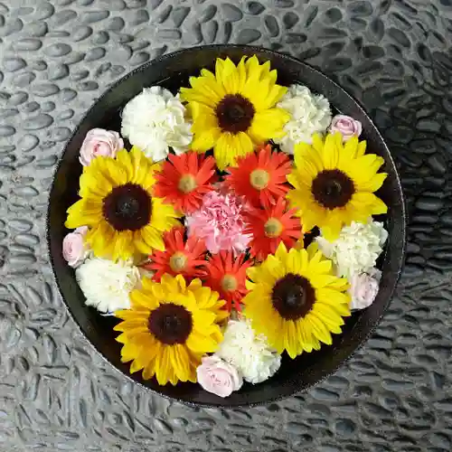 帯廣神社の手水舎