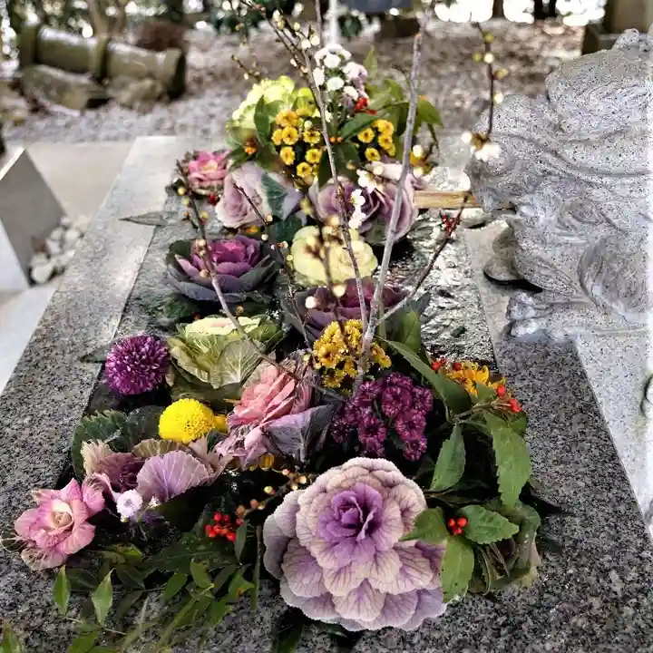 滑川神社 - 仕事と子どもの守り神の手水舎
