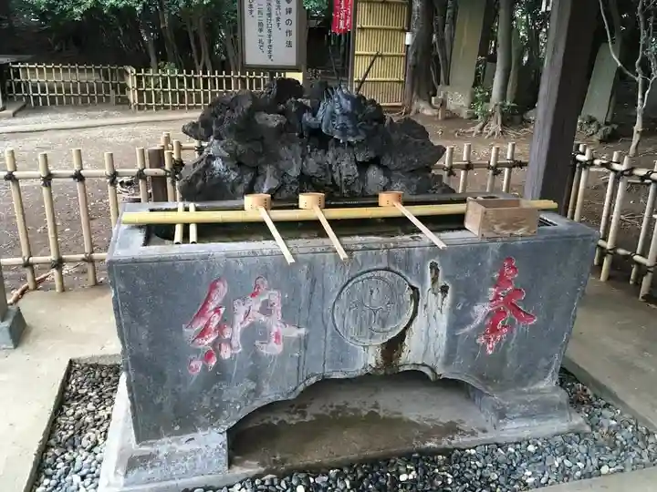 畑子安神社の手水舎