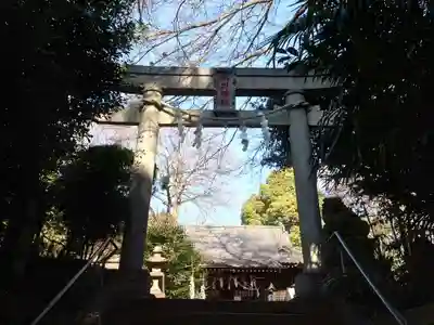 氷川台氷川神社の鳥居