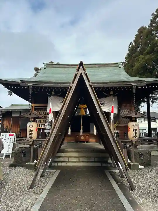 奥田神社の本殿・本堂