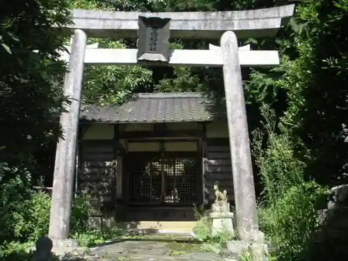 豊岡稲荷神社の鳥居