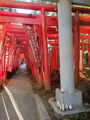 多田朝日森稲荷神社の鳥居