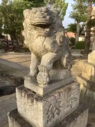 河原神社の狛犬