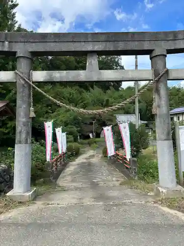 物見岡熊野神社の鳥居