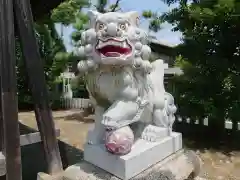 神明社の狛犬