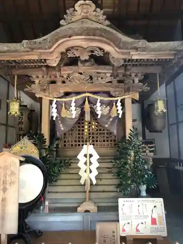 西刀神社の本殿・本堂