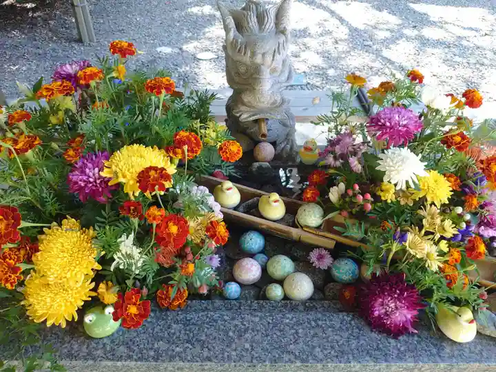滑川神社 - 仕事と子どもの守り神の手水舎