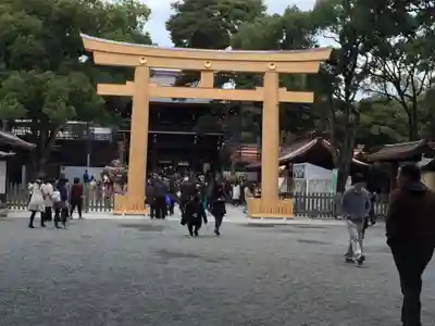 明治神宮の鳥居