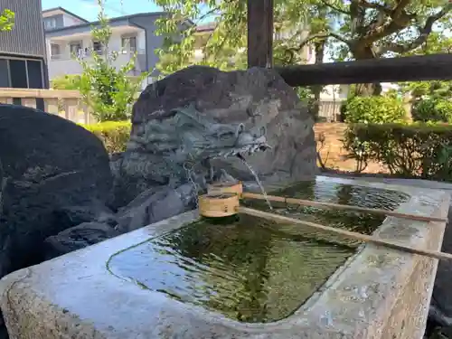 鶉御霊神社の手水