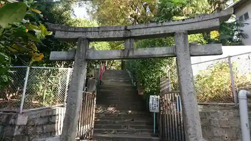 安居神社の鳥居