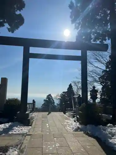 大山阿夫利神社の鳥居