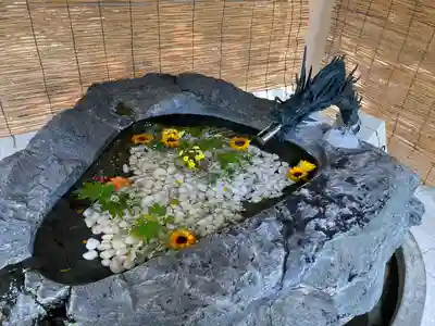 厚別神社の手水舎