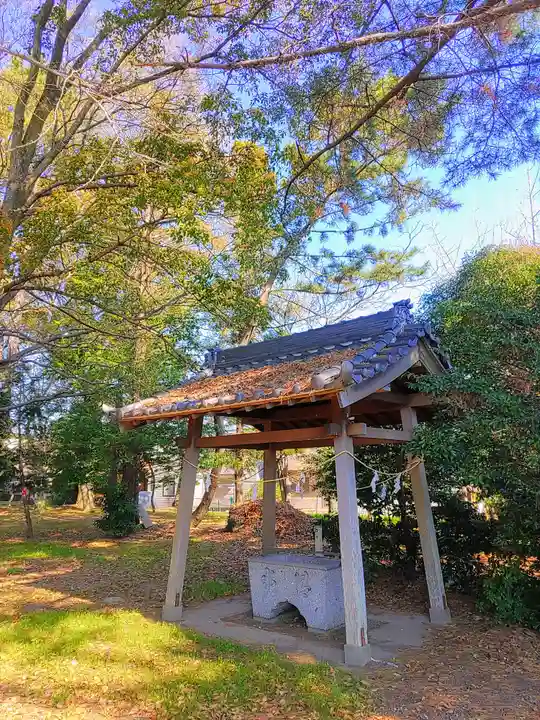 八幡神社(柴ケ森八幡社)の手水舎