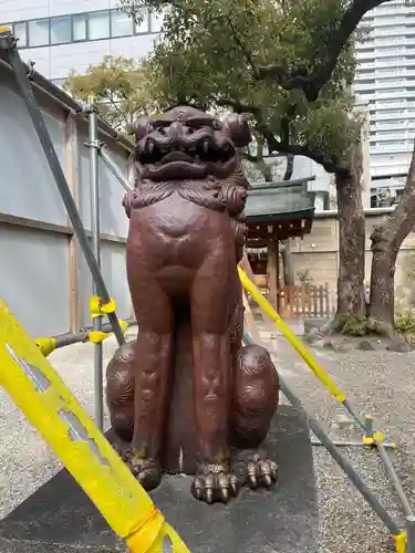 火防　陶器神社（坐摩神社末社）の狛犬