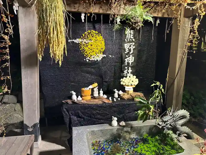 東海市熊野神社の手水舎