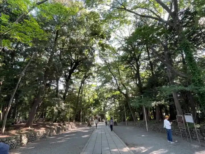 谷保天満宮の自然