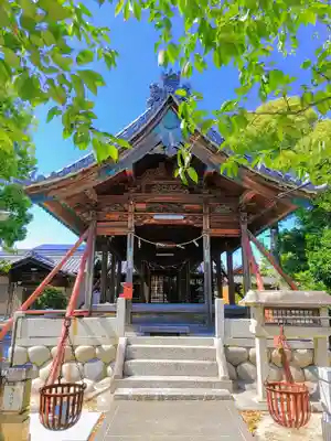 神明社(西田中)の本殿・本堂