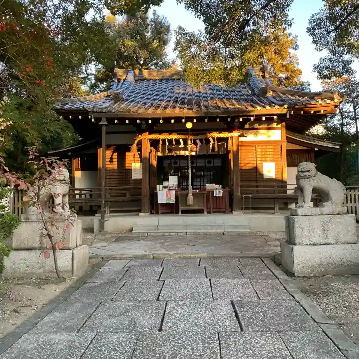 安居神社の本殿・本堂