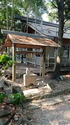 伊射波神社の手水舎