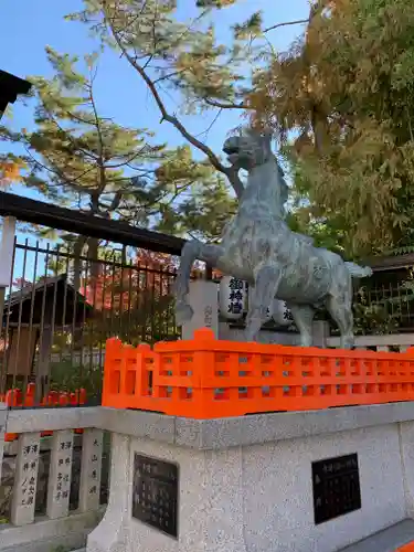 阿部野神社の狛犬