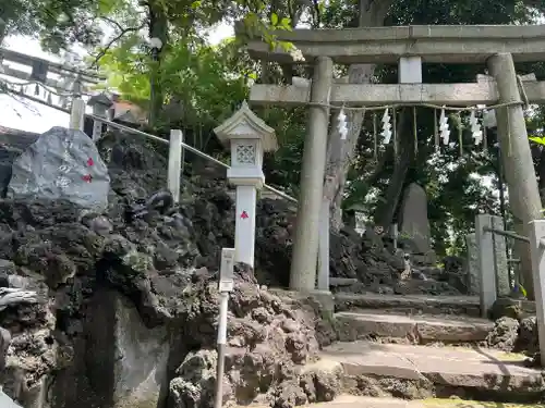 多摩川浅間神社の鳥居
