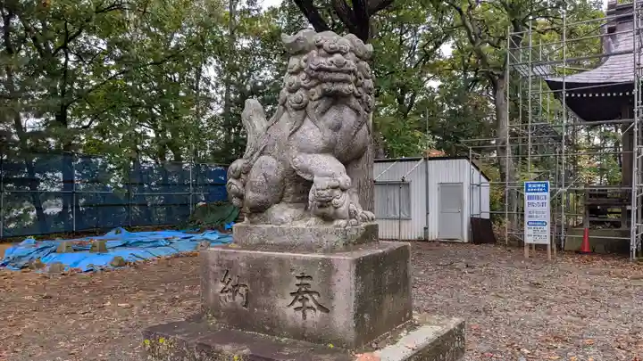 愛國神社の狛犬